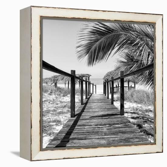 Cuba Fuerte Collection SQ II - Way to the Beach-Philippe Hugonnard-Framed Stretched Canvas