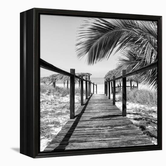 Cuba Fuerte Collection SQ II - Way to the Beach-Philippe Hugonnard-Framed Stretched Canvas
