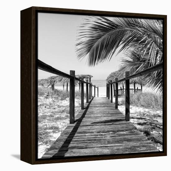 Cuba Fuerte Collection SQ II - Way to the Beach-Philippe Hugonnard-Framed Stretched Canvas