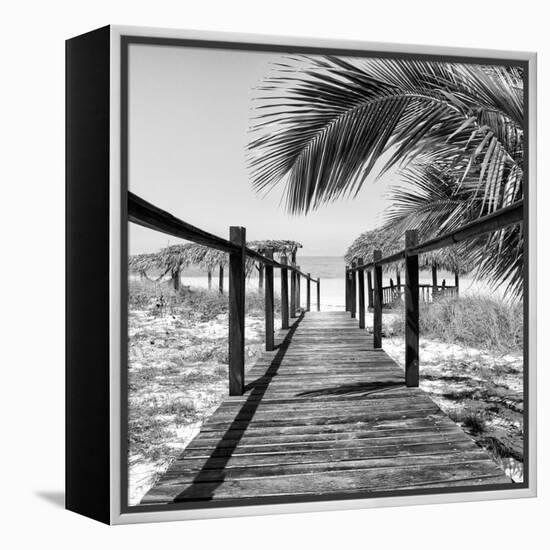 Cuba Fuerte Collection SQ II - Way to the Beach-Philippe Hugonnard-Framed Stretched Canvas