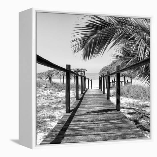 Cuba Fuerte Collection SQ II - Way to the Beach-Philippe Hugonnard-Framed Stretched Canvas