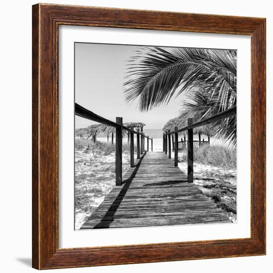 Cuba Fuerte Collection SQ II - Way to the Beach-Philippe Hugonnard-Framed Photographic Print