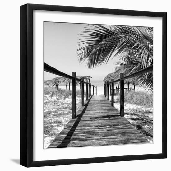 Cuba Fuerte Collection SQ II - Way to the Beach-Philippe Hugonnard-Framed Photographic Print