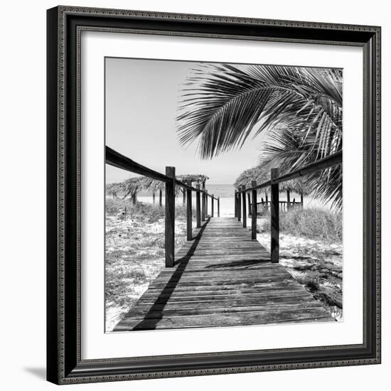 Cuba Fuerte Collection SQ II - Way to the Beach-Philippe Hugonnard-Framed Photographic Print