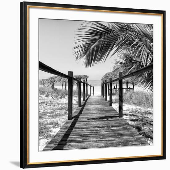 Cuba Fuerte Collection SQ II - Way to the Beach-Philippe Hugonnard-Framed Photographic Print