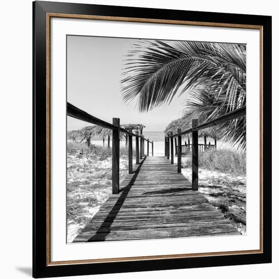 Cuba Fuerte Collection SQ II - Way to the Beach-Philippe Hugonnard-Framed Photographic Print