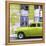 Cuba Fuerte Collection SQ - Lime Green Classic American Car-Philippe Hugonnard-Framed Stretched Canvas