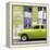 Cuba Fuerte Collection SQ - Lime Green Classic American Car-Philippe Hugonnard-Framed Stretched Canvas