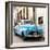 Cuba Fuerte Collection SQ - Old Blue Chevrolet in Havana-Philippe Hugonnard-Framed Photographic Print