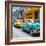 Cuba Fuerte Collection SQ - Old Cars Chevrolet Turquoise and Yellow-Philippe Hugonnard-Framed Photographic Print