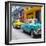 Cuba Fuerte Collection SQ - Old Cars Chevrolet Turquoise and Yellow-Philippe Hugonnard-Framed Photographic Print