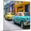 Cuba Fuerte Collection SQ - Old Cars Chevrolet Turquoise and Yellow-Philippe Hugonnard-Mounted Photographic Print