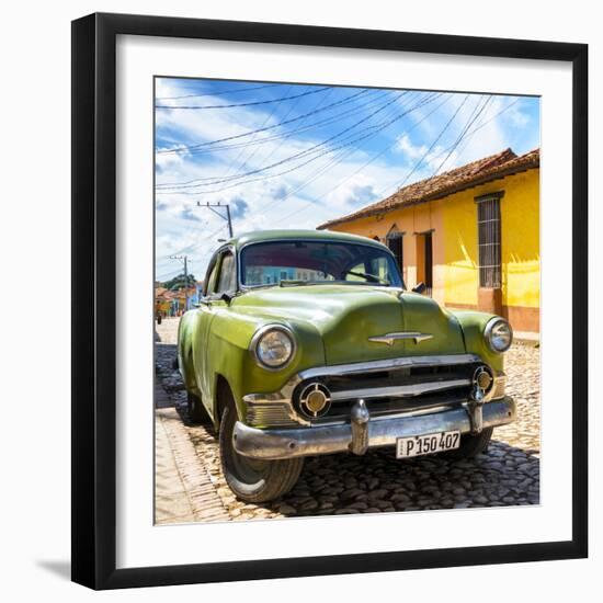 Cuba Fuerte Collection SQ - Old Cuban Chevy-Philippe Hugonnard-Framed Photographic Print