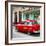 Cuba Fuerte Collection SQ - Old Cuban Red Car-Philippe Hugonnard-Framed Photographic Print