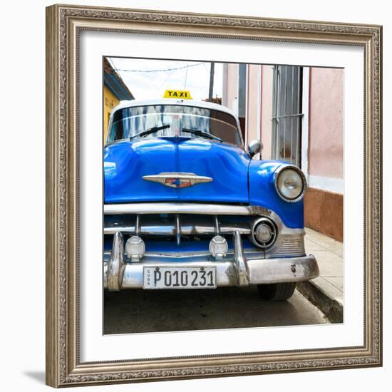 Cuba Fuerte Collection SQ - Old Cuban Taxi-Philippe Hugonnard-Framed Photographic Print