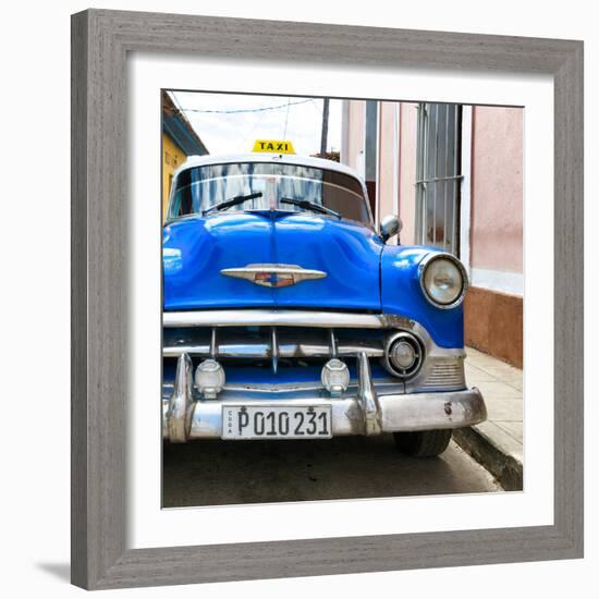 Cuba Fuerte Collection SQ - Old Cuban Taxi-Philippe Hugonnard-Framed Photographic Print