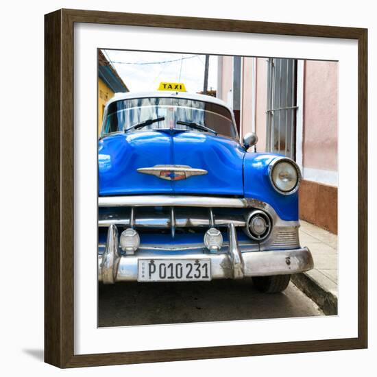 Cuba Fuerte Collection SQ - Old Cuban Taxi-Philippe Hugonnard-Framed Photographic Print