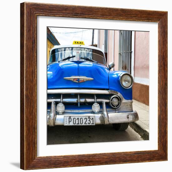 Cuba Fuerte Collection SQ - Old Cuban Taxi-Philippe Hugonnard-Framed Photographic Print