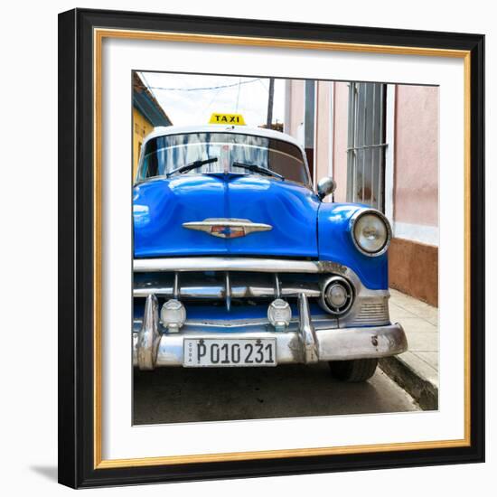 Cuba Fuerte Collection SQ - Old Cuban Taxi-Philippe Hugonnard-Framed Photographic Print