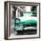 Cuba Fuerte Collection SQ - Old Ford Green Car-Philippe Hugonnard-Framed Photographic Print