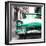 Cuba Fuerte Collection SQ - Old Ford Green Car-Philippe Hugonnard-Framed Photographic Print