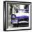 Cuba Fuerte Collection SQ - Old Ford Purple Car-Philippe Hugonnard-Framed Photographic Print