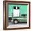 Cuba Fuerte Collection SQ - Old Green Car-Philippe Hugonnard-Framed Photographic Print