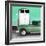 Cuba Fuerte Collection SQ - Old Green Car-Philippe Hugonnard-Framed Photographic Print