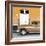 Cuba Fuerte Collection SQ - Old Orange Car-Philippe Hugonnard-Framed Photographic Print