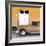 Cuba Fuerte Collection SQ - Old Orange Car-Philippe Hugonnard-Framed Photographic Print