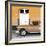 Cuba Fuerte Collection SQ - Old Orange Car-Philippe Hugonnard-Framed Photographic Print