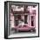 Cuba Fuerte Collection SQ - Old Pink Car in Havana-Philippe Hugonnard-Framed Photographic Print