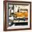 Cuba Fuerte Collection SQ - Orange Chevy-Philippe Hugonnard-Framed Photographic Print