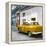 Cuba Fuerte Collection SQ - Orange Taxi Pontiac 1953-Philippe Hugonnard-Framed Stretched Canvas