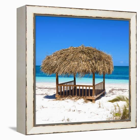 Cuba Fuerte Collection SQ - Paradise Beach-Philippe Hugonnard-Framed Stretched Canvas