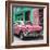 Cuba Fuerte Collection SQ - Pink Chevrolet Cuban-Philippe Hugonnard-Framed Photographic Print