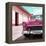 Cuba Fuerte Collection SQ - Pink Classic Car 1955 Chevy-Philippe Hugonnard-Framed Stretched Canvas