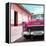Cuba Fuerte Collection SQ - Pink Classic Car 1955 Chevy-Philippe Hugonnard-Framed Stretched Canvas