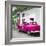 Cuba Fuerte Collection SQ - Pink Taxi Pontiac 1953-Philippe Hugonnard-Framed Photographic Print