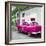 Cuba Fuerte Collection SQ - Pink Taxi Pontiac 1953-Philippe Hugonnard-Framed Photographic Print