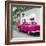 Cuba Fuerte Collection SQ - Pink Taxi Pontiac 1953-Philippe Hugonnard-Framed Photographic Print