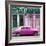 Cuba Fuerte Collection SQ - Pink Vintage Car in Havana-Philippe Hugonnard-Framed Photographic Print