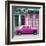 Cuba Fuerte Collection SQ - Pink Vintage Car in Havana-Philippe Hugonnard-Framed Photographic Print