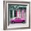 Cuba Fuerte Collection SQ - Pink Vintage Car in Havana-Philippe Hugonnard-Framed Photographic Print