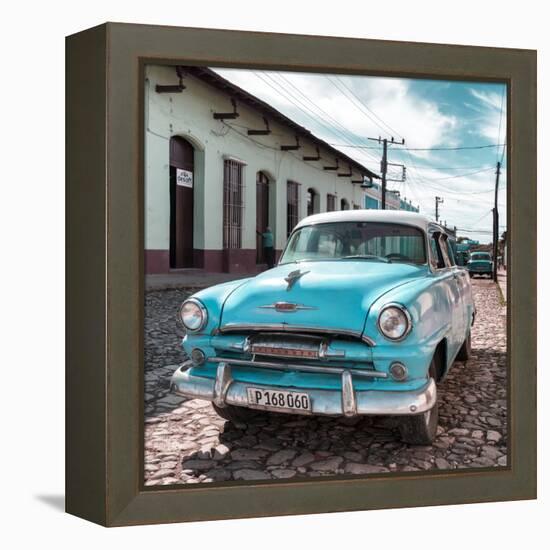 Cuba Fuerte Collection SQ - Plymouth Classic Car II-Philippe Hugonnard-Framed Stretched Canvas