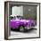 Cuba Fuerte Collection SQ - Purple Chevy-Philippe Hugonnard-Framed Photographic Print