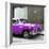 Cuba Fuerte Collection SQ - Purple Chevy-Philippe Hugonnard-Framed Photographic Print