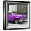 Cuba Fuerte Collection SQ - Purple Chevy-Philippe Hugonnard-Framed Photographic Print