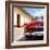 Cuba Fuerte Collection SQ - Red Classic Car 1955 Chevy-Philippe Hugonnard-Framed Photographic Print