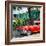 Cuba Fuerte Collection SQ - Red Classic Car in Vinales-Philippe Hugonnard-Framed Photographic Print